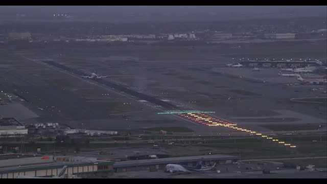 Airport Plane landing, Landing strip