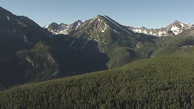 Aerial of Mountain Range and Valley_2 Aerial of Mountain Range and Valley_2