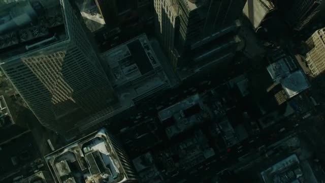 BBC - Straight down view with snow