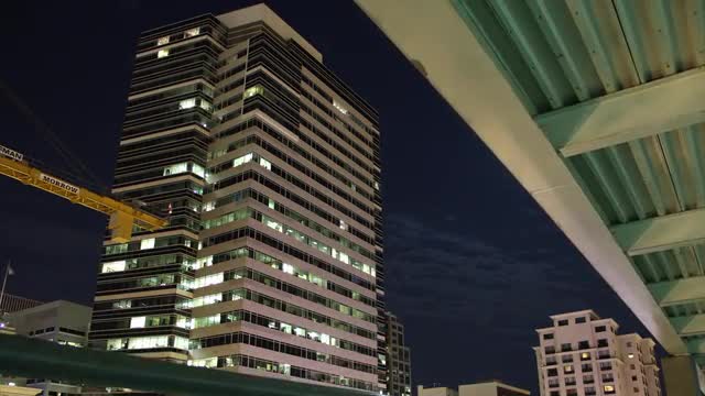 Portland Oregon Fox Tower Motion Control Night Time-lapse