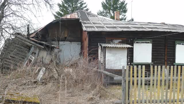 Old Dilapidated House in the Village.