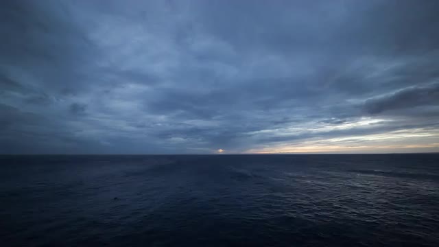 Hawaiian Cloudy Sky and Ocean 4K Time-lapse