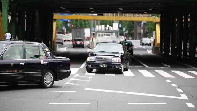 Traffic in Tokyo, Japan