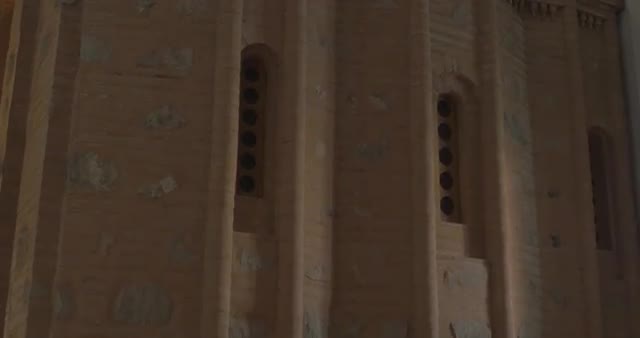 John the Baptist Church in the Assumption Cathedral Light Brown Stone Walls Narrow Windows With Roun