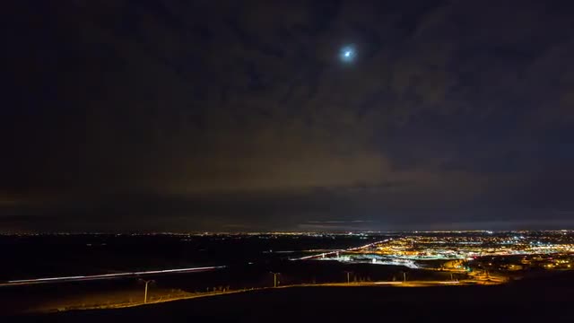 Pan Timelapse Over Roseville, CA