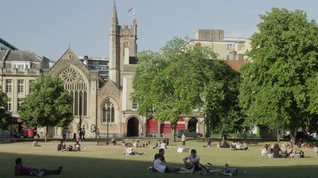 College green, Bristol.