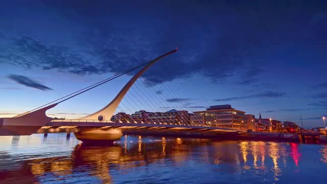 Sunset at Dublin, Ireland
