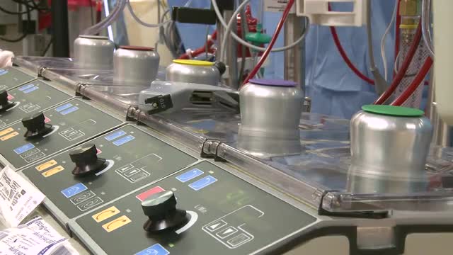 Heart lung bypass during surgery