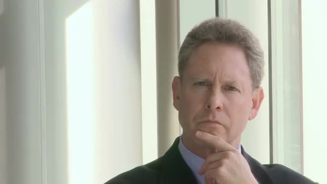 Serious middle aged businessman