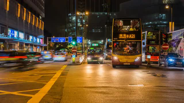 Traffic Jam at Night
