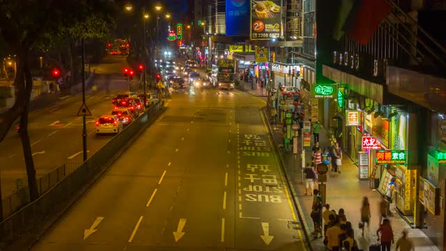 Traffic Jam at Night