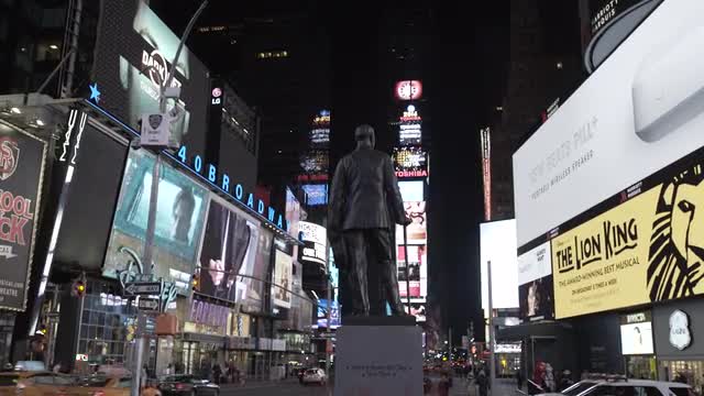 Times Square at night
