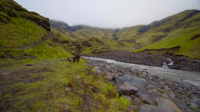 4k Iceland Geothermal Pool Seljavallalaug 2016