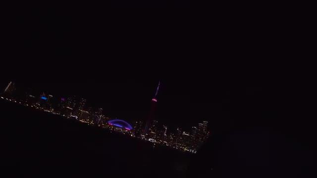 Canada Day Fireworks Harbourfront Toronto Canada 2016