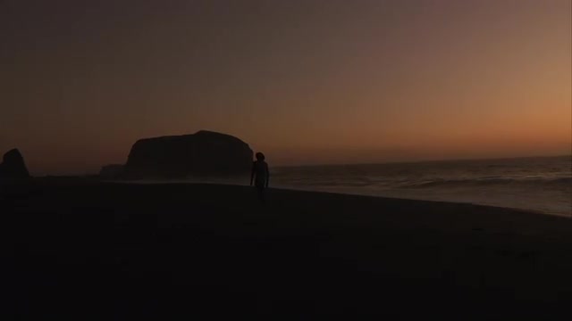 Person walking away on...