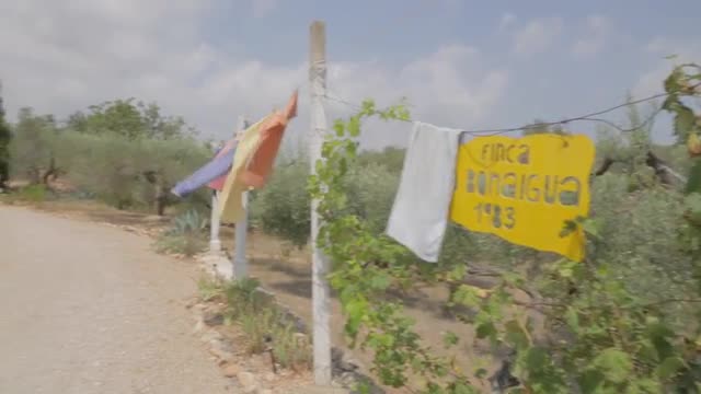 Clothes and a sign...