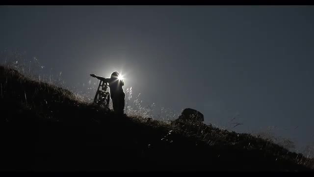 Atmospheric Biker Slow Mo