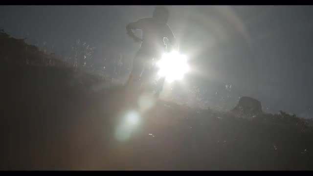Atmospheric Biker Slow Mo