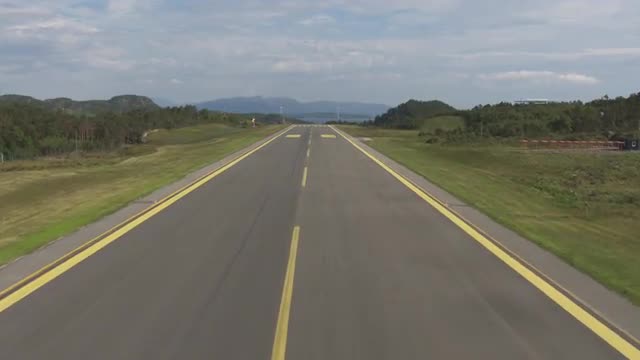 Takeoff from runway