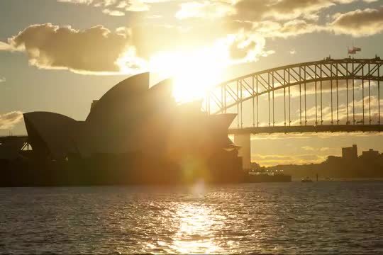 Sydney Sun Set Opera House Timelapse