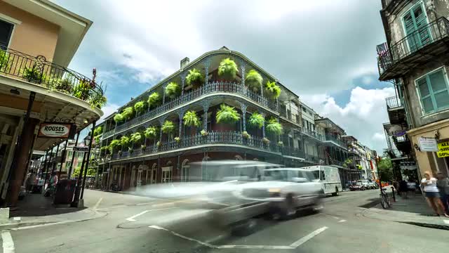Famous corner in New Orleans