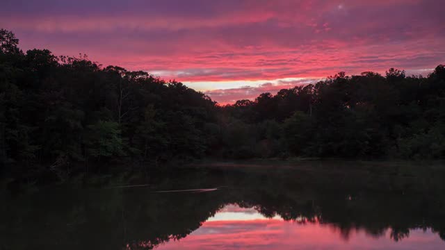 Mirrored Georgia Sunset