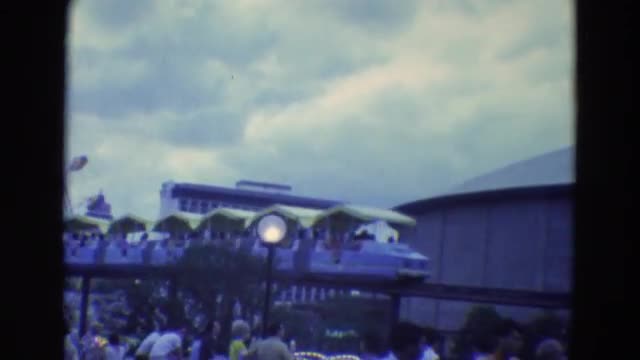 1969: amusement park people visiting enjoying rides giant wheel crowded entertainment DILLER, NEBRAS