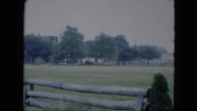 1951: horse jump rider fast professional rods over CLEVELAND, OHIO