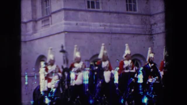 1967: men on horses LONDON ENGLAND