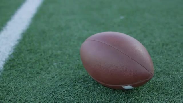 Football on Turf Field 