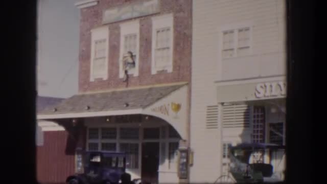 1954: a block of shops and businesses downtown LAS VEGAS NEVADA