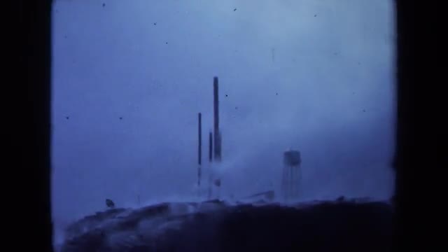 1971: huge amount of wooden rods tied and placed for transportation MAINE