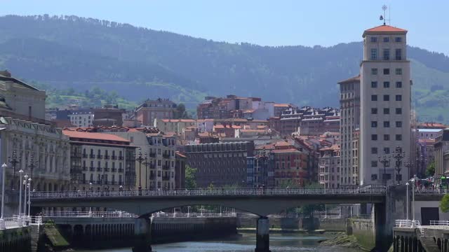 View of the city at noon