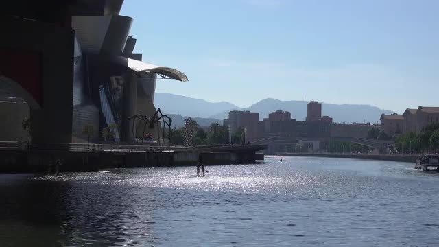 Back of Bilbao Guggenheim