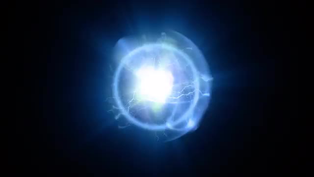 A microscopic atomic particle system (Loop).