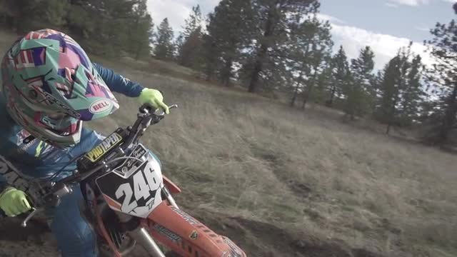 Motocross Corner Close Up