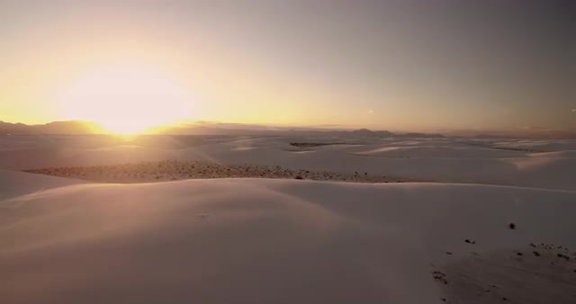 Aerial views of White Sands National Park, New Mexico