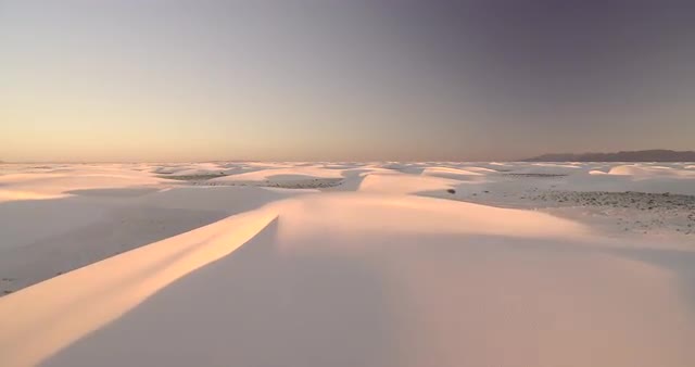 Aerial views of White Sands National Park, New Mexico