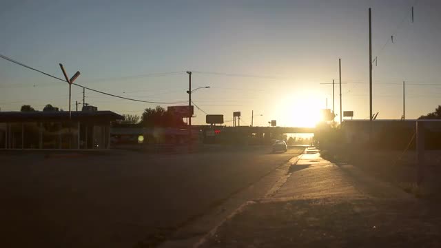 Saloon car on W Broadway St, Needles Arizona