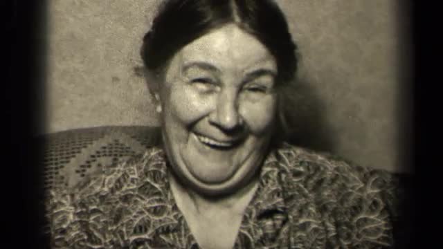 1942: lady with tears of smile SEBRING OHIO