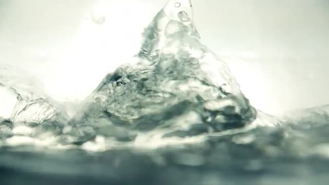 Water Shapes in White Background