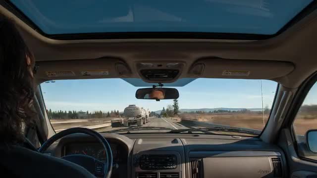 Timelapse POV Driving in Car