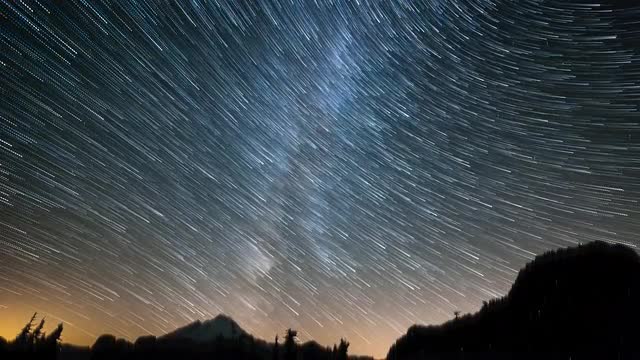 Mount Baker Milky Way Timelapse