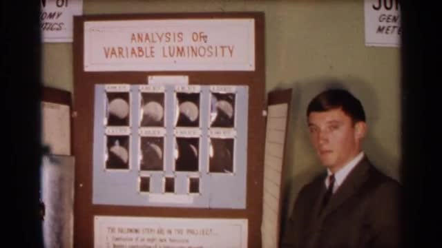 1963: gentleman and his science project on the the analysis of variable luminosity TEXAS