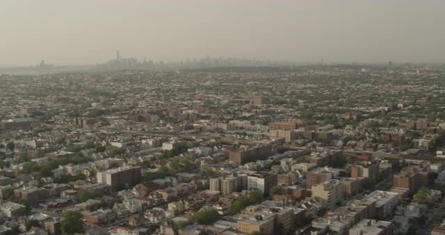 Aerial View Of Bensonhurst Brooklyn, New York City