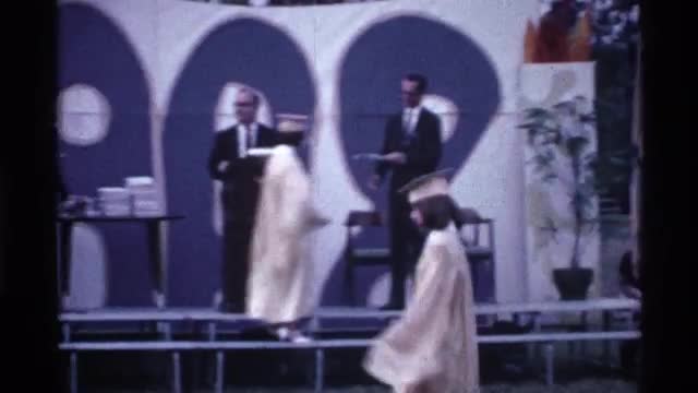 1969: the college celebration at the college the girls are going to get convocation OHIO