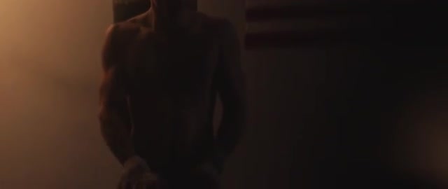 A man mentally preparing for a hard training session.