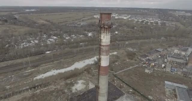 Old Brick Smokestack