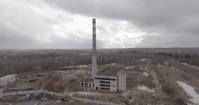 Apocalyptic Industrial Landscape