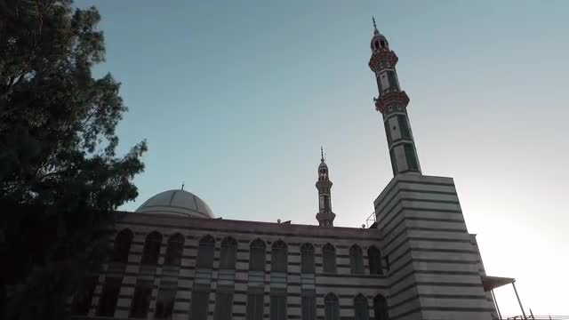 Lonely Mosque Against the Blue Sky_3.